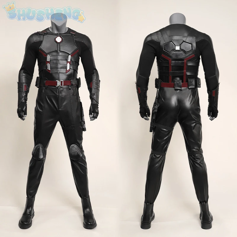 Daywalker Eric Deadpooling Cosplay Costume shoes wrist guard knee guard accessories one-piece combat suit Halloween Men uniform