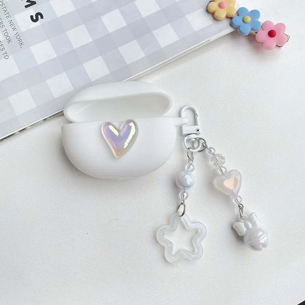 Для EDIFIER Lolli чехол-клип Роскошный брелок-бабочка для наушников силиконовый защитный чехол для EDIFIER LolliClip чехол