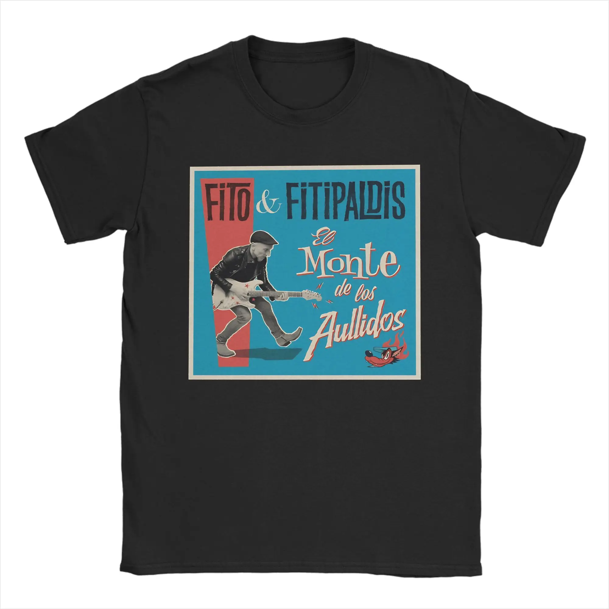 T-Shirt Summer Fito Fitipaldis El monte de los aullidos album T Shirts Cotton Tshirt for Men Y2K Casual Short Sleeve Top Tees