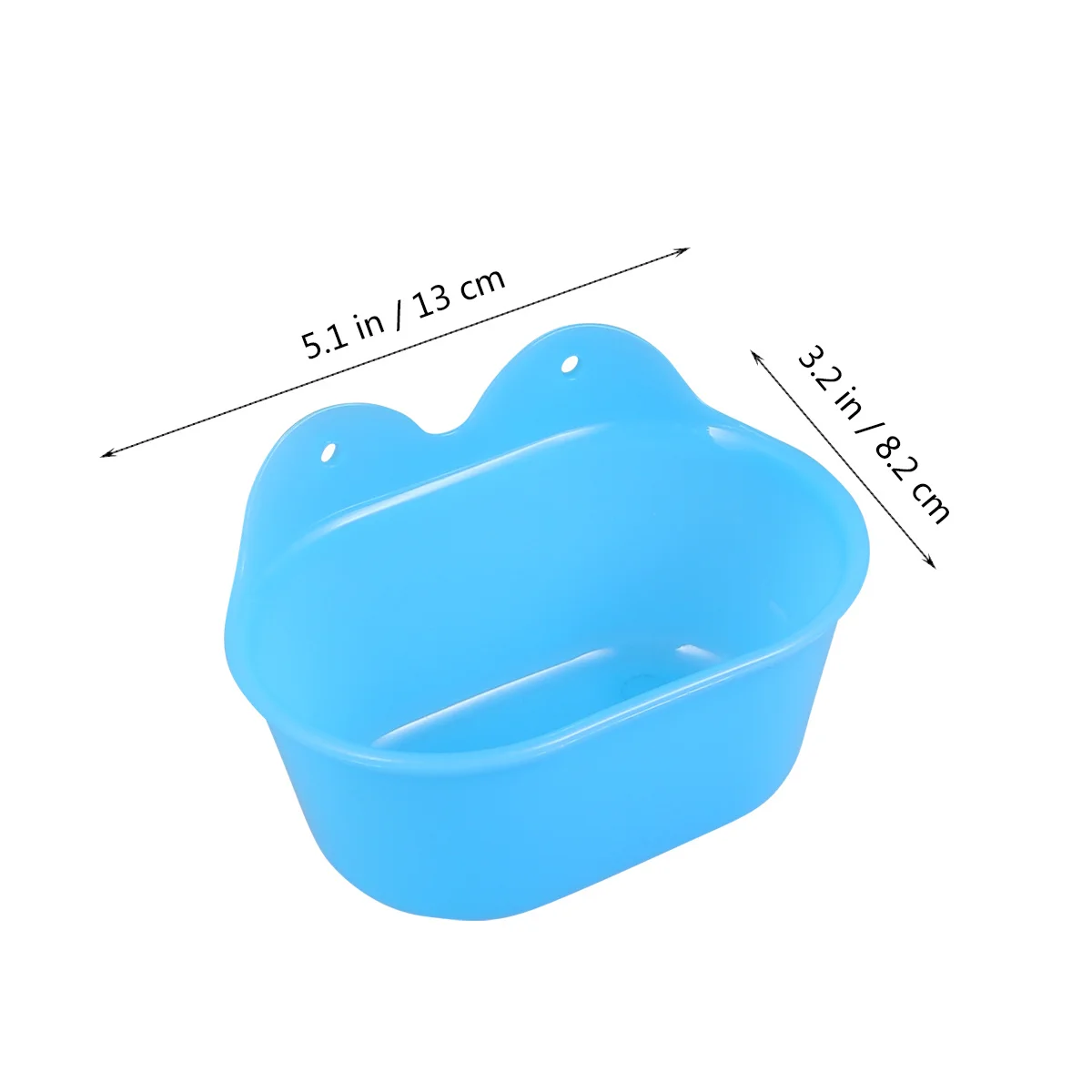 

2Pcs Parrot Bath Basin Hanging Bird Shower Tub Splash-Proof Spill-Proof Bird Bath Parrot Bathing Tub