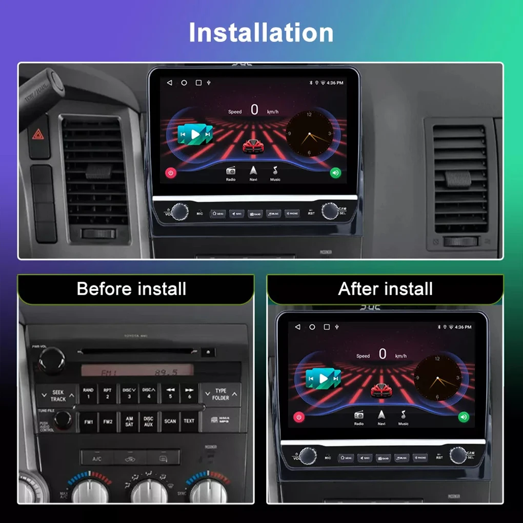 استمتع بمستقبل الاتصال الداخلي في السيارة مع مدخل Android Radio IPS RDS DVR Android Auto