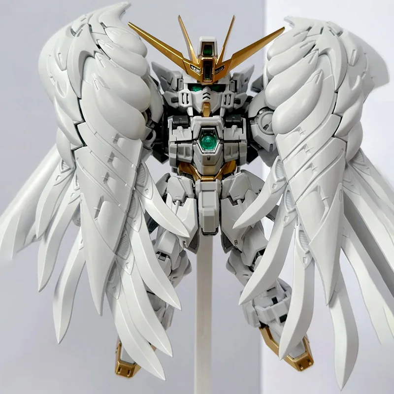 재고 있음 Mgsd 백설공주 에이 엔젤 윙즈 제로 모델 키트 로봇 조립 장난감 특징 클레이트 색상 구성 데칼 포함 박스 포장