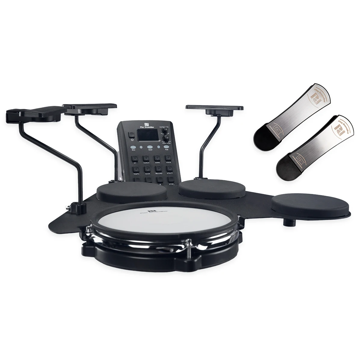 

Manufacturer Price Percussion Backpacker Series Electronic Drum Set Portable New Model Number Bass Drum Musical Instrument