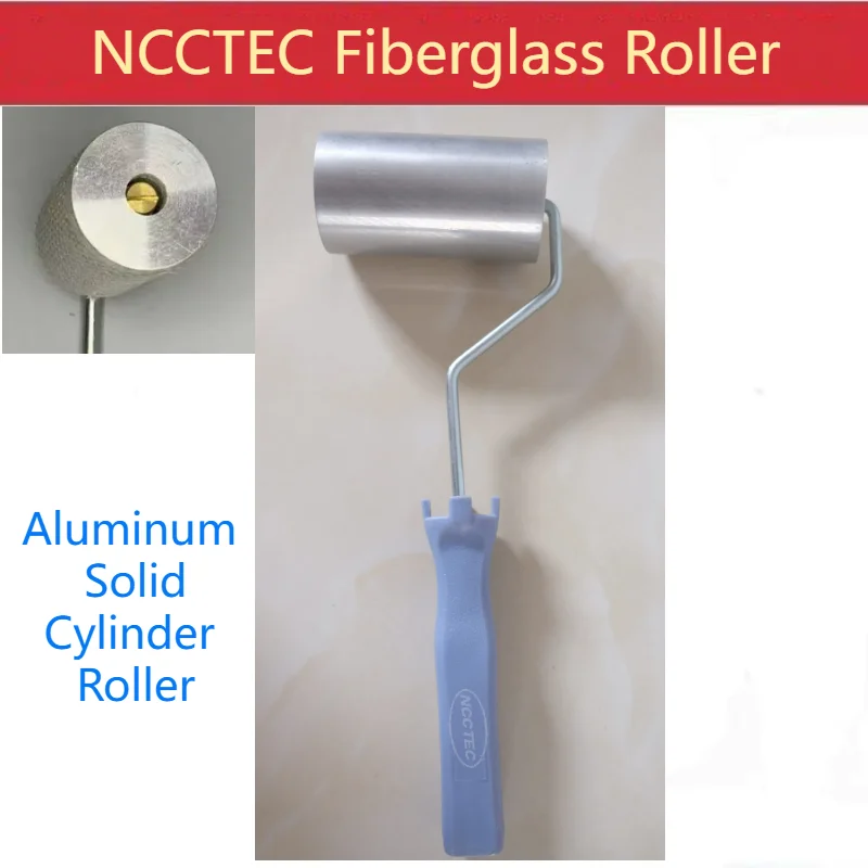 

[Aluminum Solid Cylinder] Length 2''- 4'' inch 50-100mm FRP Fiberglass Laminating Roller Diameter 38 50mm resin bubble GRP work