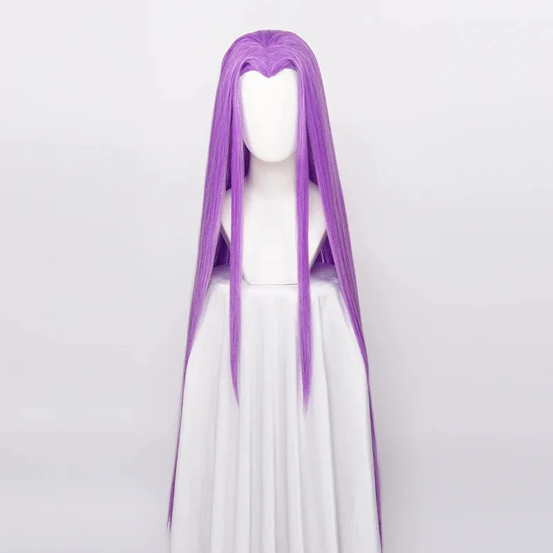 Zizi 2025 ccutoo 120cm pelo sintético Fate Stay Night Rider Servant Medusa pelucas de Cosplay punta de belleza larga + gorro de peluca