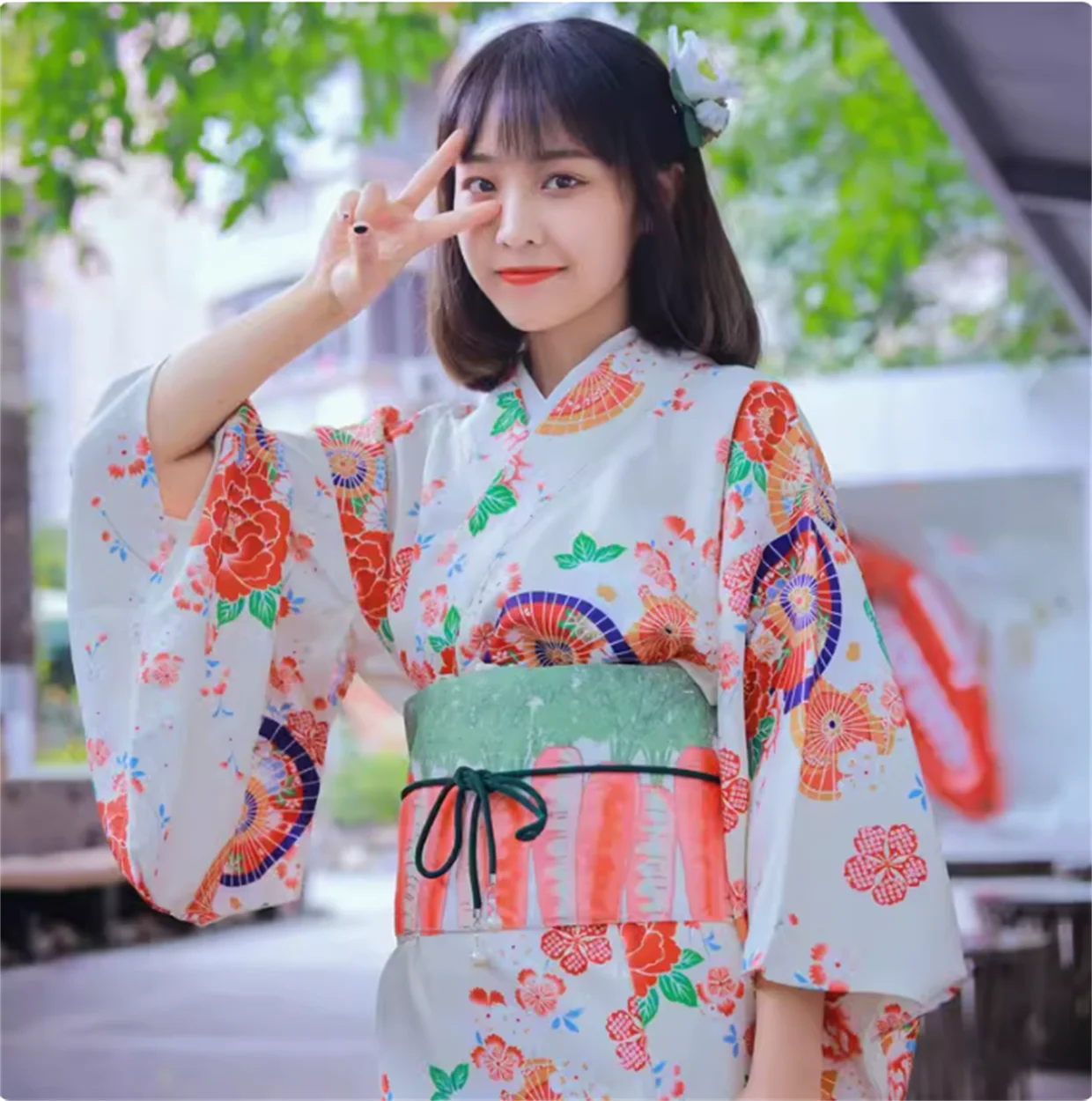 

Japanese kimono women cherry blossom formal kimono