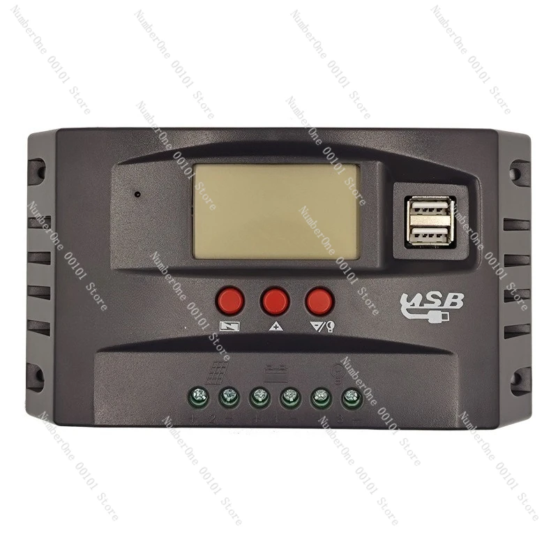 MPPT Solar Controller 30-100A Photovoltaic Panel Charger LED Intelligent Controller