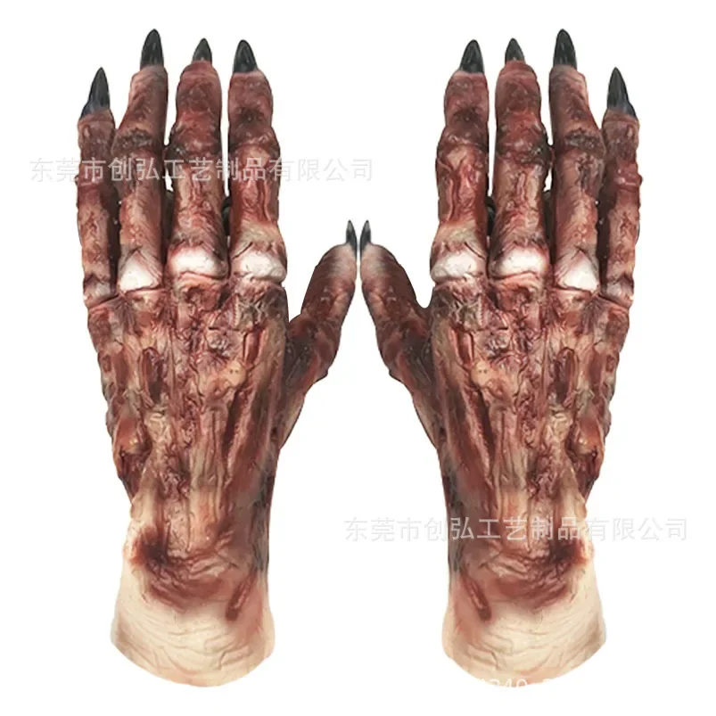 Halloween Masquerade Props Zombie Gloves Horror Scary Bleeding Mummy DIY Easter
