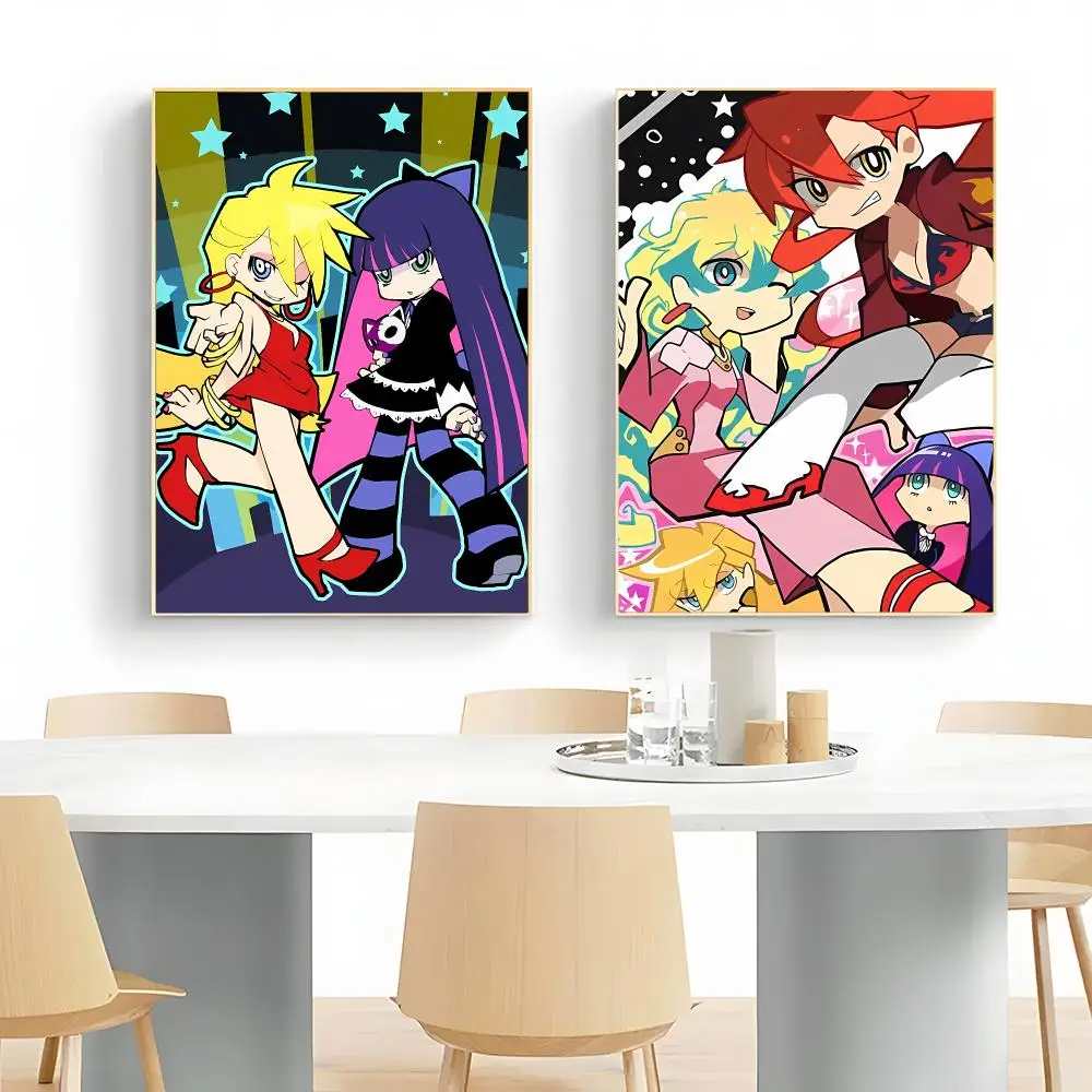 Raunchy Anime P-Panty & Stocking with Garterbelt Poster Wall Art Print Decorative Mural Home Decor Gift Unframed