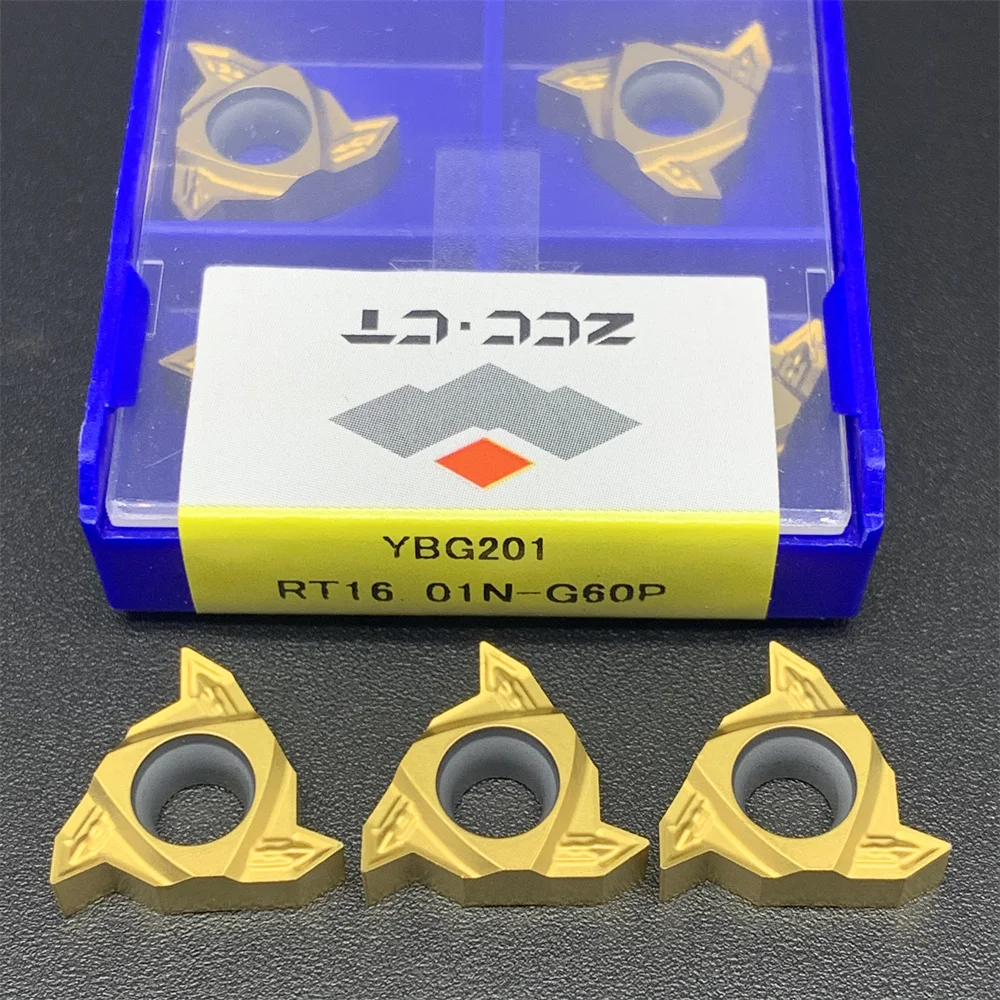 Thread Tool insert RT16.01W-G60P YBG201 RT22.01W-N60P YBG201 Carbide insert 16ER 22ER turning tool ZCC.CT RT16.01N