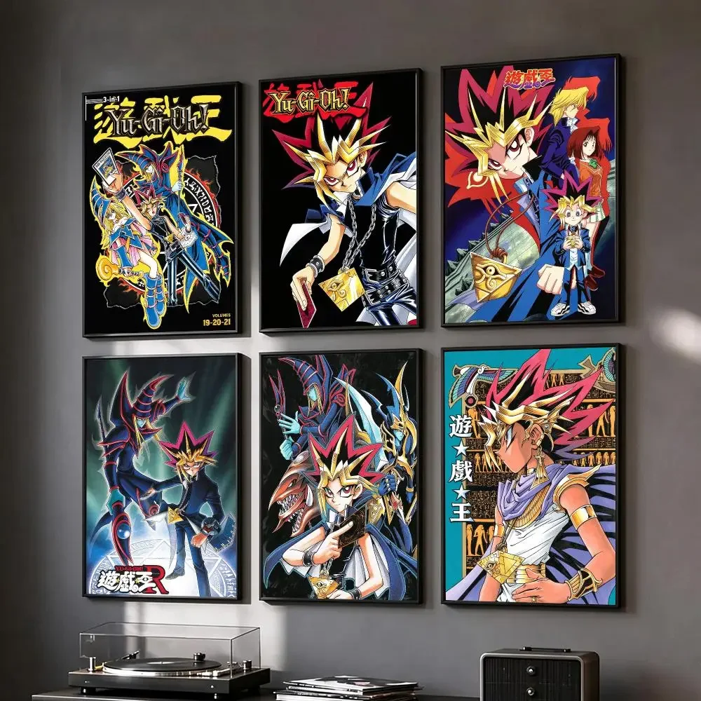 game Yu‑Gi‑Oh! Poster Poster HD Printing Vintage Luxe Home Decor Wall Art for the Living Rooms Entryways Gift
