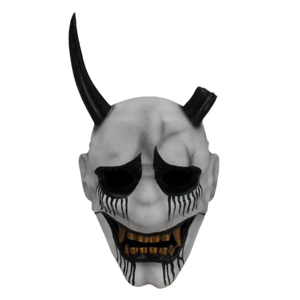 

Halloween Ghost Mask Ghost Thread Face Mask Broken Horn Prajna Dress Up