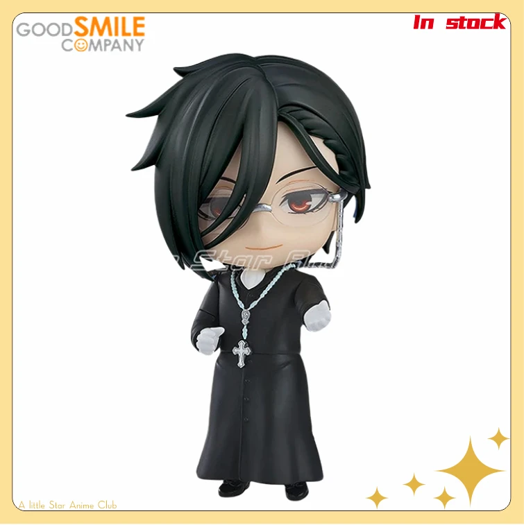 

In Stock Original Nendoron 2670 Black Butler Sebastian Michaelis Ganbi's Owl Dormitory Animation Figures Model Toys