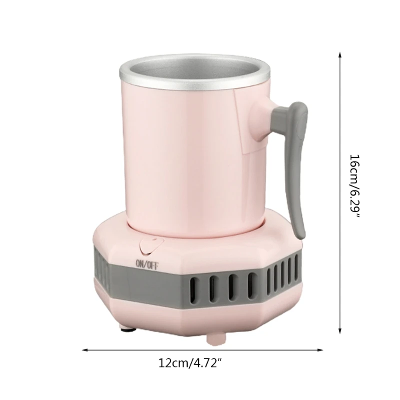 Refrigeração elétrica Cup Mat Cooler Caneca Titular Desktop Mini Refrigerador Refrigeração Rápida Cup Drop Shipping