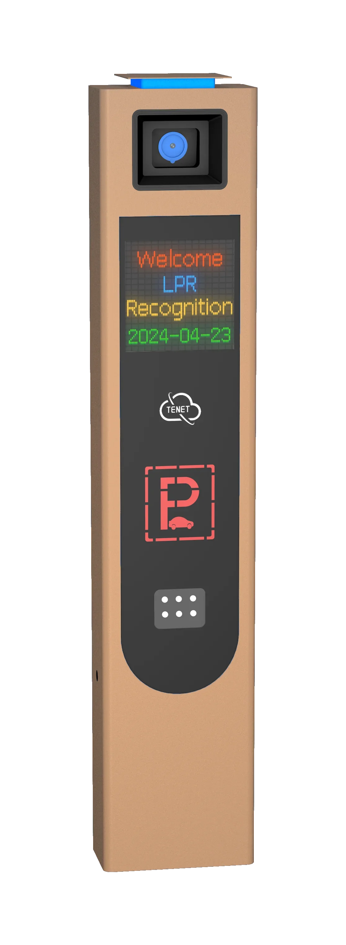 PD62 ANPR/LPR وحدة تحكم في ركن السيارة نظام التعرف على لوحة السيارة ونظام إدارة مواقف السيارات للمدخل والخروج