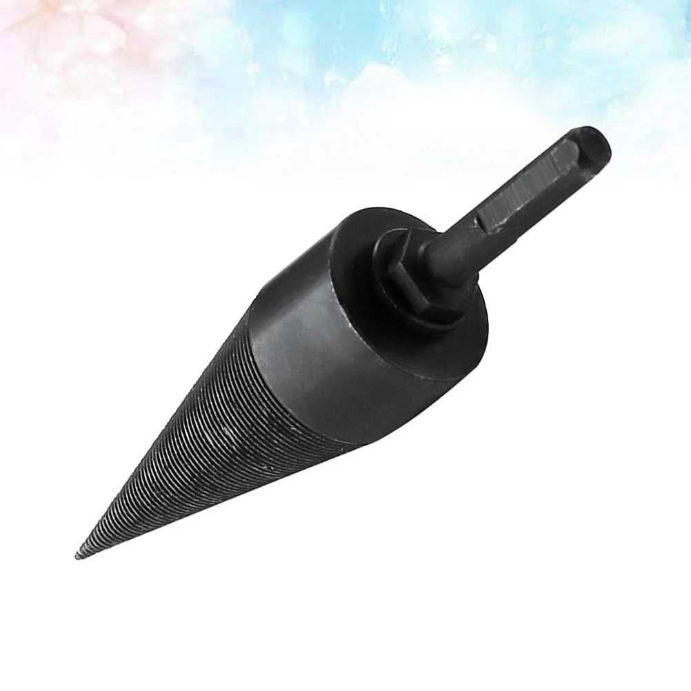 

Electric Wood Splitting Drill Bits 38Mm Triangle Handle Manganese Titanium Hardness Wear-Resistant Wood Chopping Tool Efficient