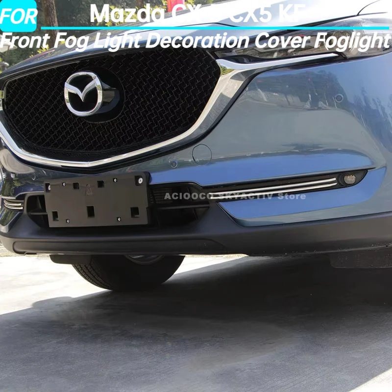 

Car Front Fog Light Decoration Cover Foglight Trim for Mazda CX-5 CX5 KF Exterior Accessories 2017 2018 2019 2020