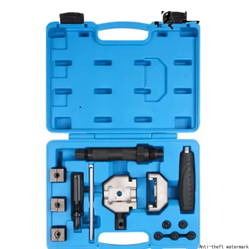 

2026 Hot Selling New Hydraulic Double Pipe Bender for Brake Lines, Fuse Hydraulic Flaring Tool Set 18 Pieces Universal Set.