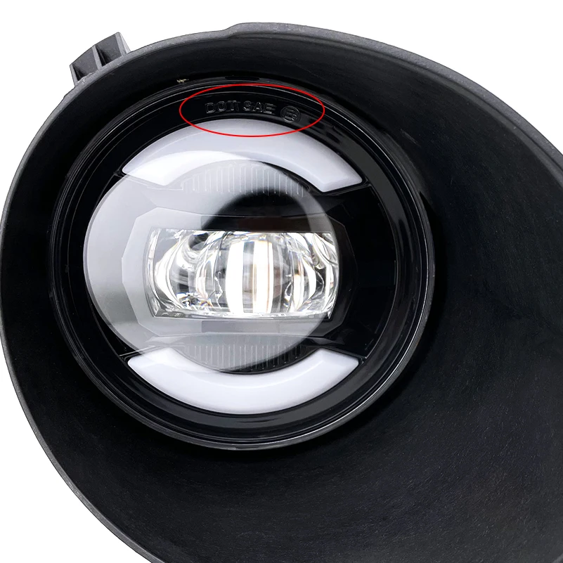 トヨタ07-13ツンドラdrl ledフロントバンパー駆動用08-11セコイア昼間実行信号