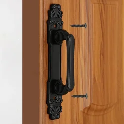 1/2pc Barn Antique Sliding Door Handles For Cabinet Wardrobe Buckle Accessories Heavy Duty Vintage Door Handle Grip