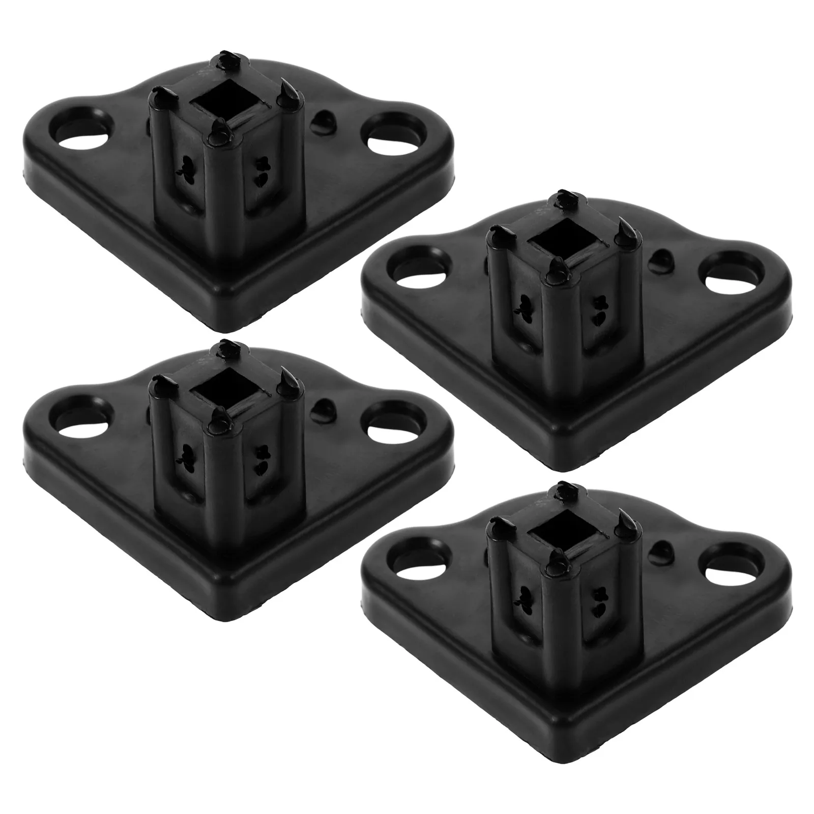 

4pcs Connection Kit Camping Tent Feet Pp Material Splashproof Easy Install Stable Support Retractable Canopy Bracket For Rv