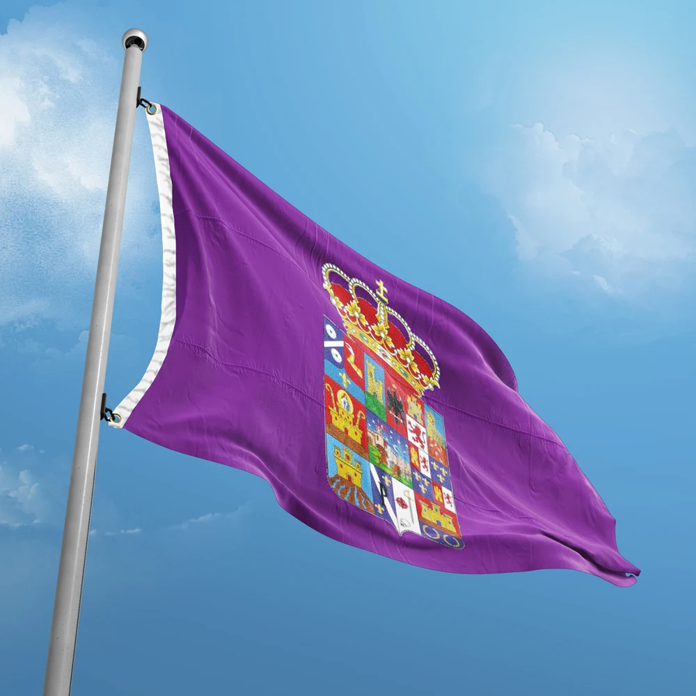 Flag of Guadalajara 3 X 5 FT 90 X 150 CM Spain Provincial Flags Banners Household Decoration Indoor Outdoor Polyester Hanging
