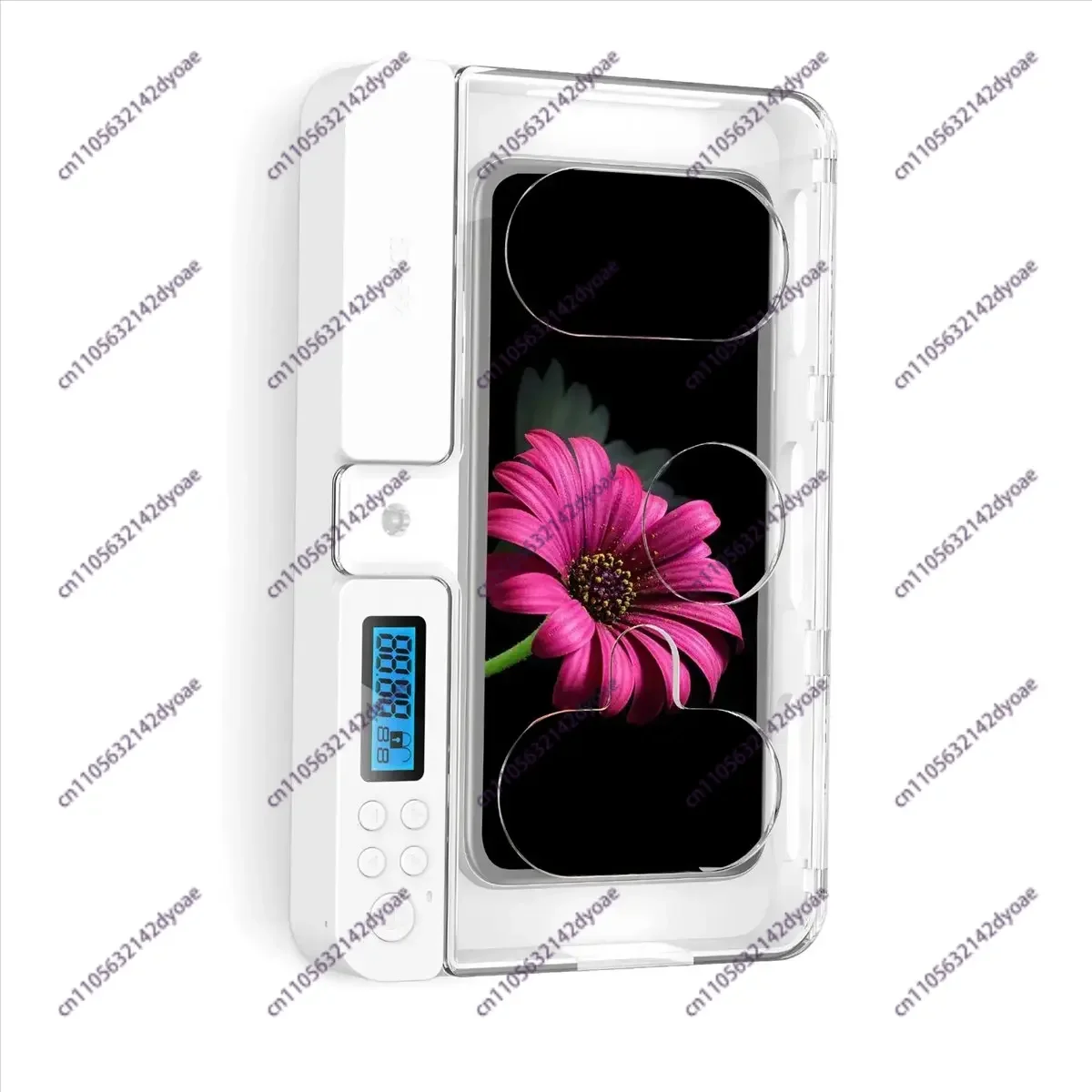 A72U Transparent Smart Timer Phone Locker Box Self-Discipline Cell Phone Timed Lock Box Mobile Timing Lock Case Storage Box