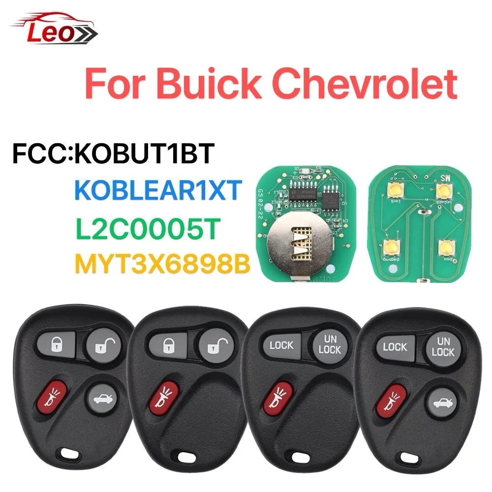 

Leo For Buick Chevrolet GMC Silverado banlieue S10 Tahoe Yukon 2002-2004 Fob 315MHZ L2C0005T KOBLEAR1XT KOBUT1BT MYT3X6898B.