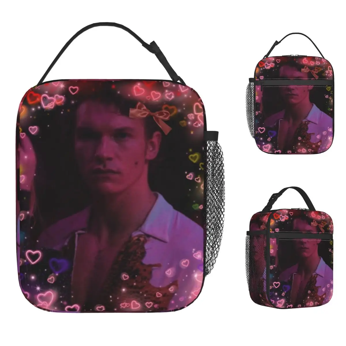 

Hudson Williams Connor Storrie с подогревом, изолированная сумка для обеда для школьного хранения, коробки для еды, холодильник, термобокс для бенто