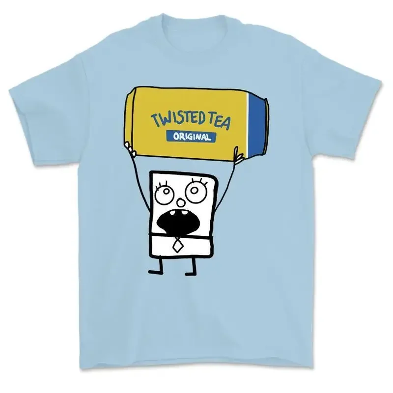 Doodlebob twisted tea Essential T-Shirt, Tops & Tees, Summer Tees, Unisex T-