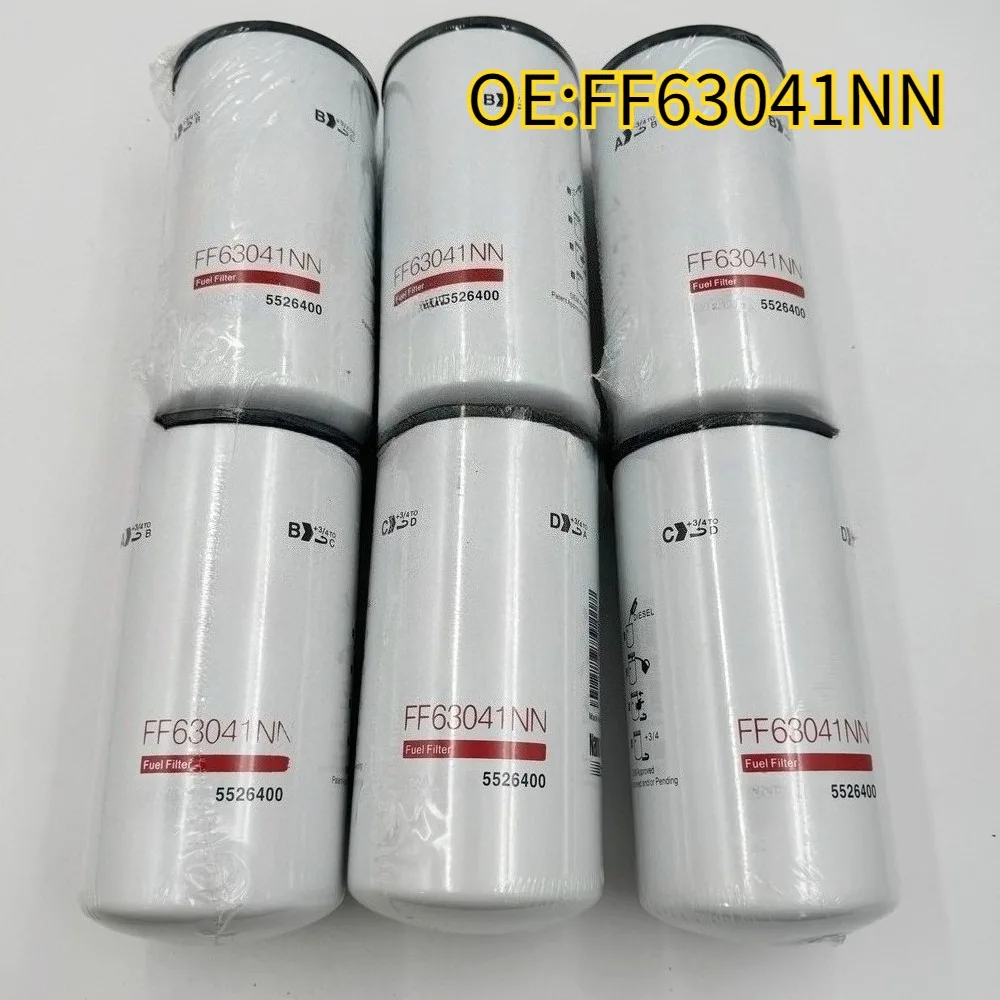 

For FF63041NN 6PCS Brandstoffilter Voor Cummins L9 B6.7 Filter Olie Water Scheidingseenheid