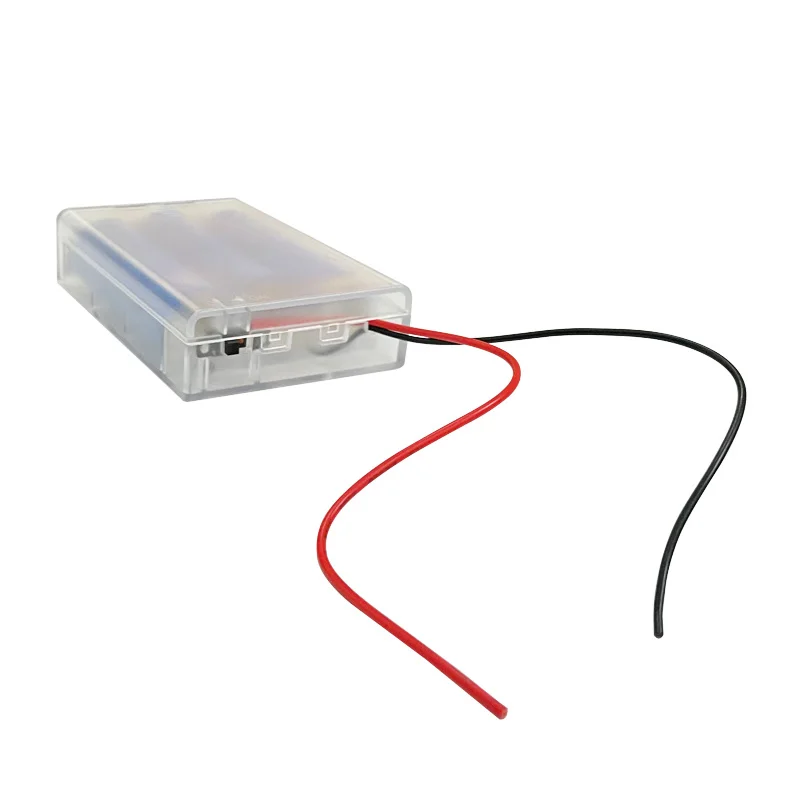 New 18650/21700 Power Bank Cases 3X 18650/21700 Battery Holder Storage Box Case 3 Slot Batteries Container With Wire Lead