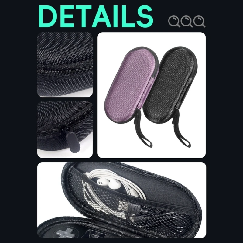 صندوق تخزين للحمل مع أغطية عصا التحكم لحقيبة تخزين وحدة التحكم في الألعاب SF2000