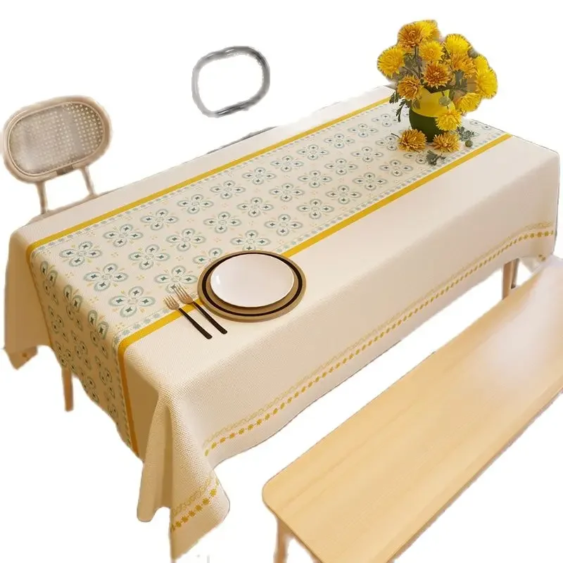 Nordic Home Rectangular Tablecloths for Table Party Decoration Bohemian Waterproof Anti-stain Nappe De Table Table Cover Tapete