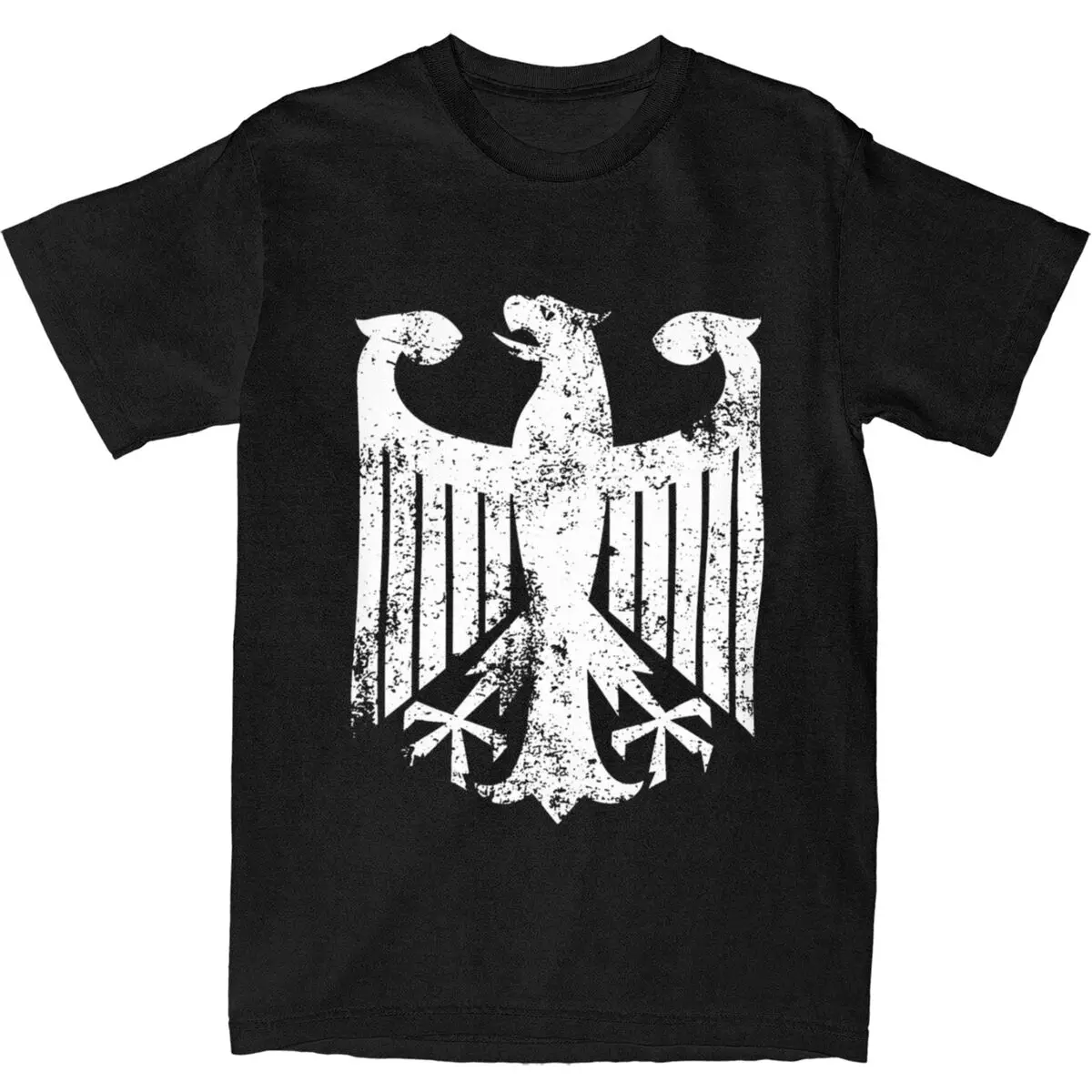 Germany Flag T-Shirt Men German Eagle Y2K Fun Pure Cotton T-Shirts Summer O-Neck Harajuku Tees Pattern Oversized Clothing