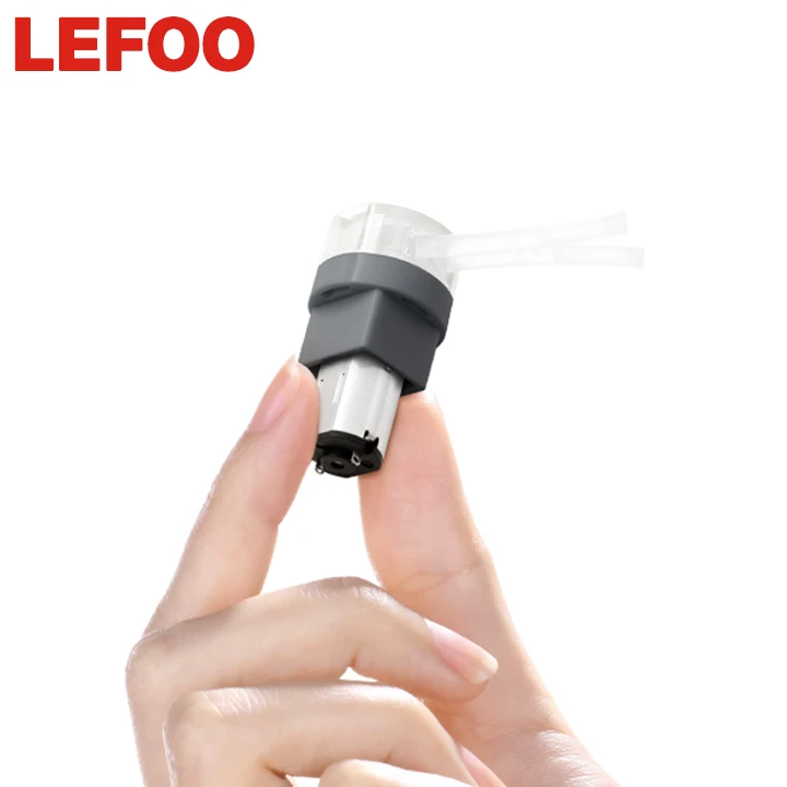 LEFOO High Precision Mini Coffee Machine 12V High Quality Peristaltic Pump DC Brush Motor Electric Watering for Home Use