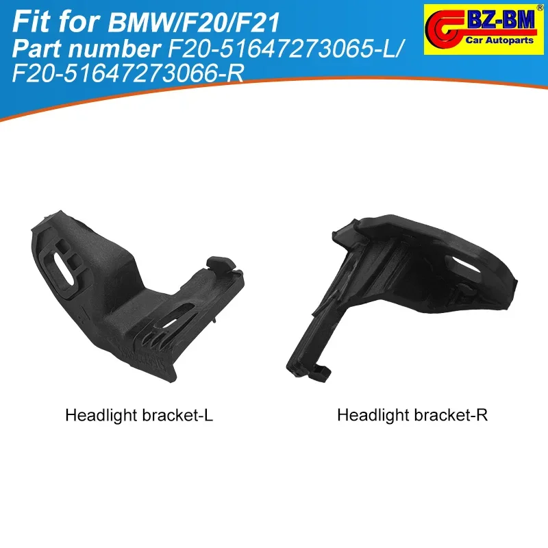 

for BMW F20 F21 Left or Right Front Headlight Mounting Bracket for Front Bumper Headlight Installation 51647273065 51647273066