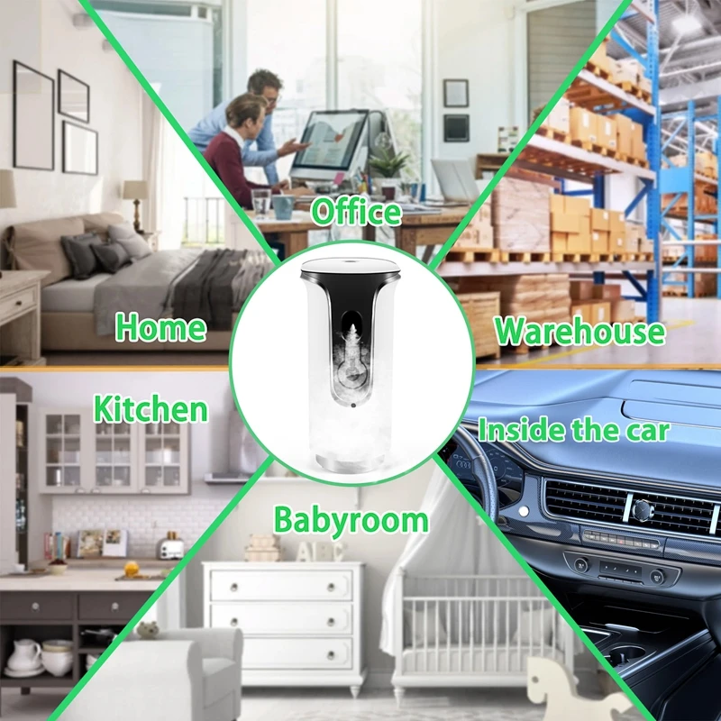 Dispenser semprotan penyegar udara otomatis, Dispenser aroma pasang Dinding/berdiri bebas dapat diprogram