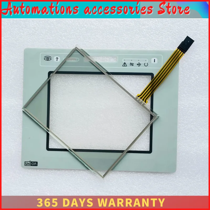 New for UniOP eTOP05-0045 Touch Screen Panel Glass ETOP05-0045 with Overlay Protective Film