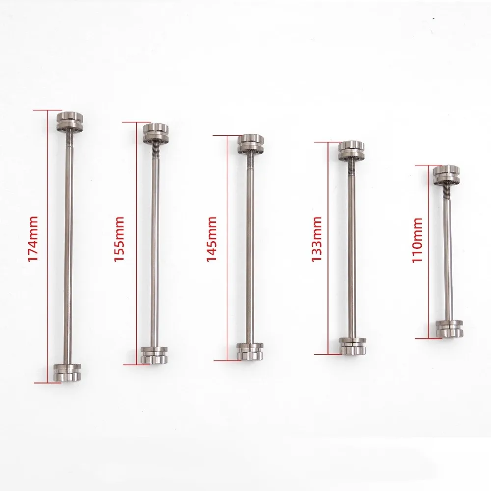 

Folding bicycle hub axle titanium 74mm 100mm 112mm 130mm for brompton Cline Pline rim axle