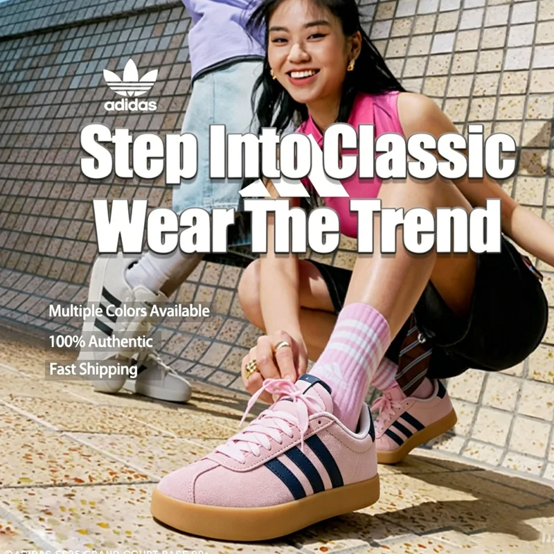 

Adidas Women's Trendy Daily Sneakers, Lightweight Breathable Sports Training Running Shoes JP7629