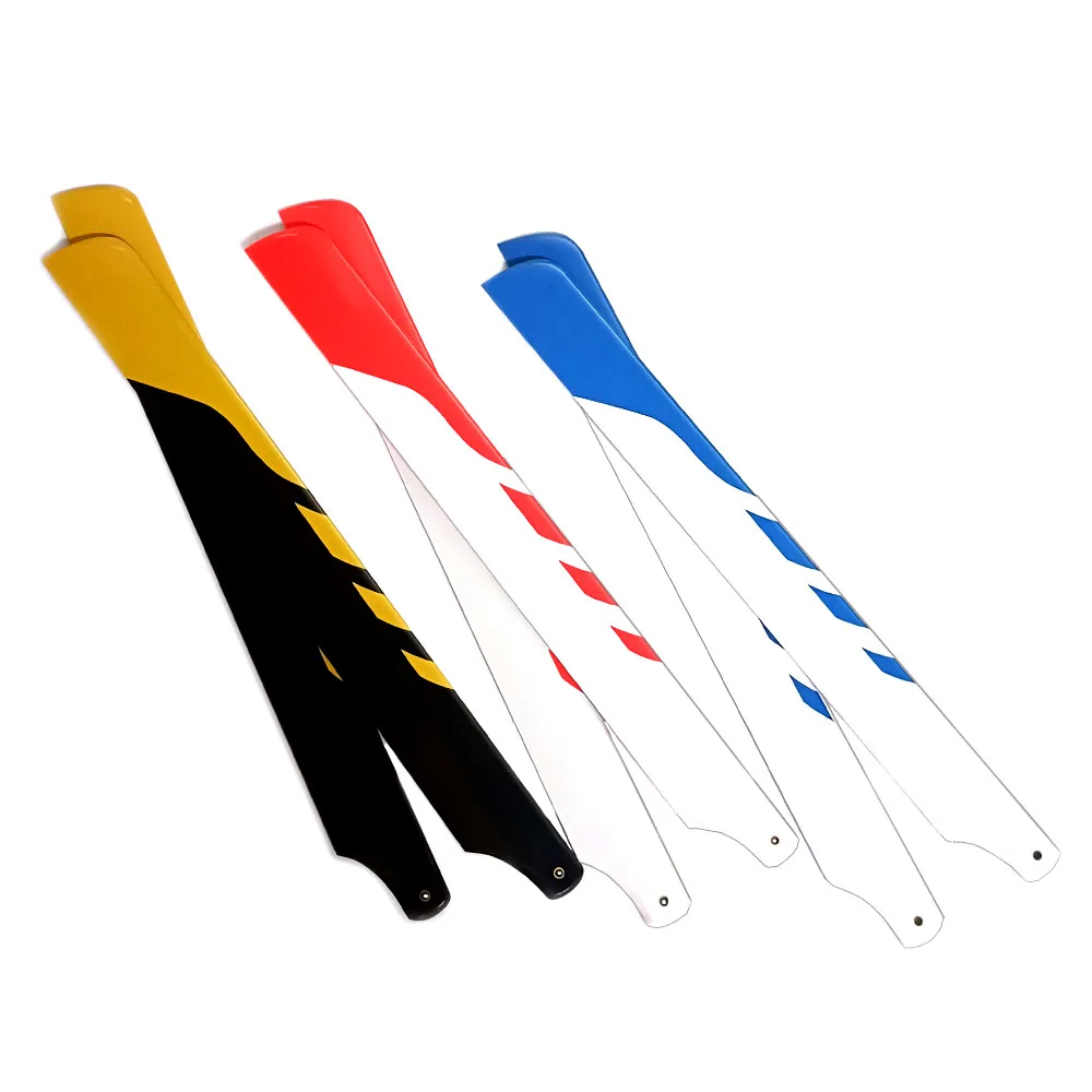 On Promotion Colorful 325mm Glass Fiber Main Blade For Align Trex T-rex 450 RC Helicopter