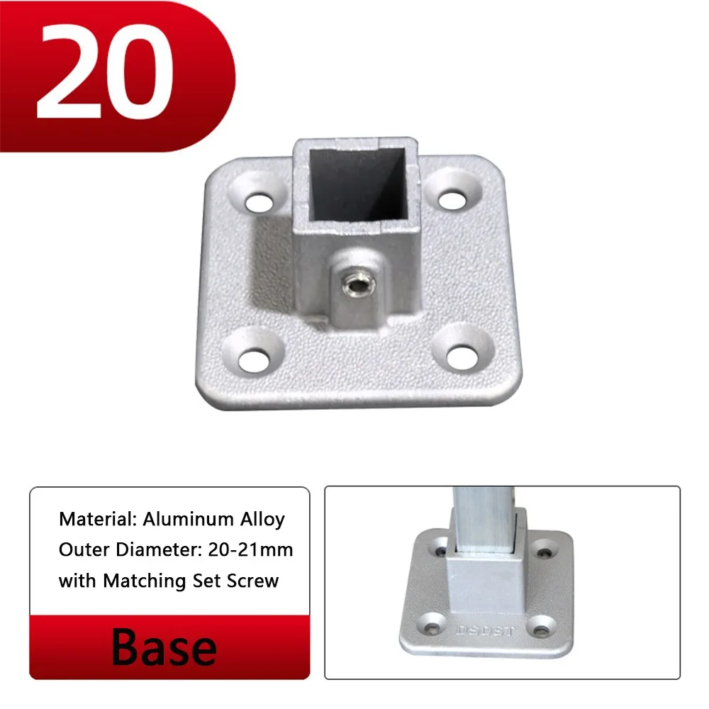 

Тройник из алюминиевого сплава для квадратных труб 20x20 мм, 30x30 мм, 25x25 мм, фиксирующий трубный зажим