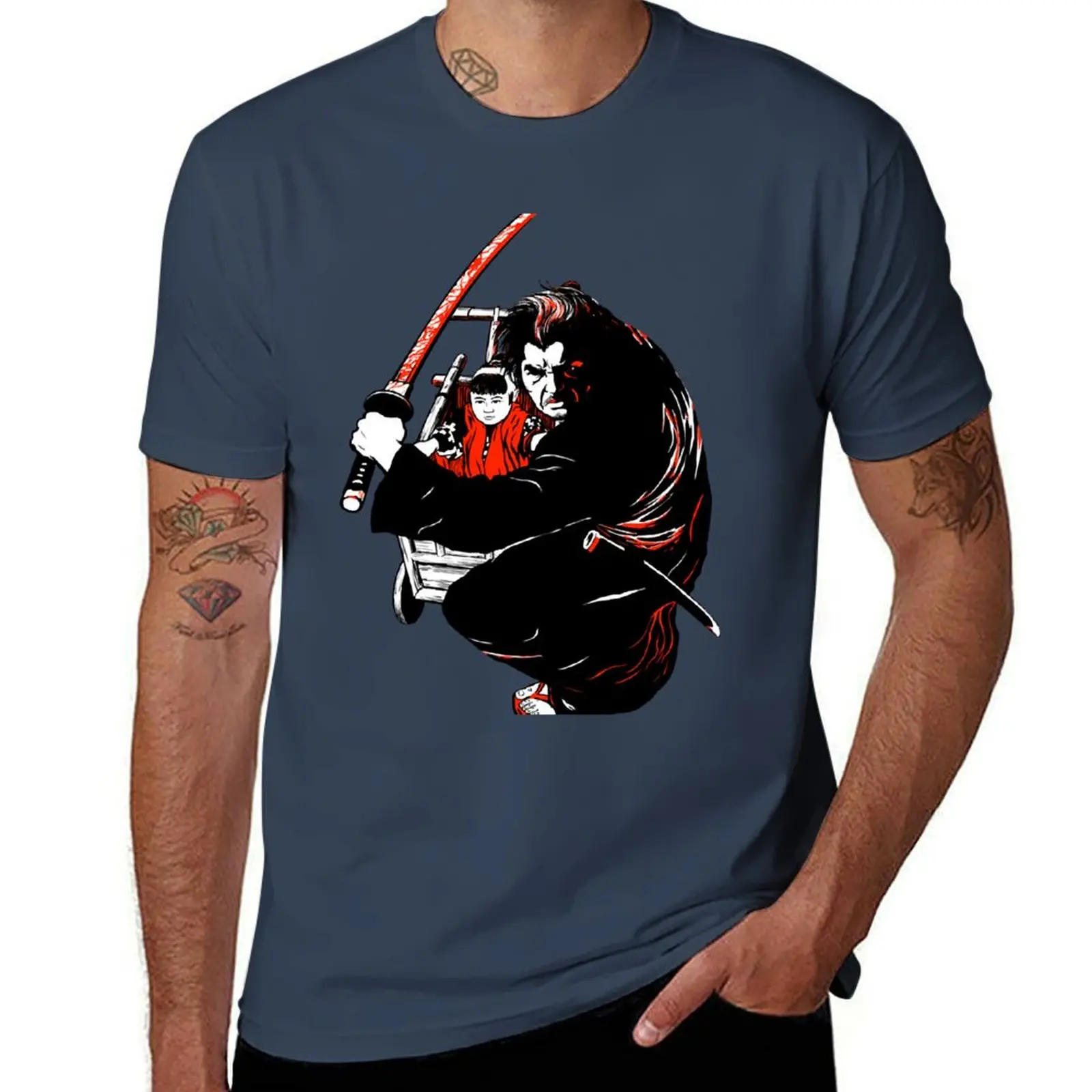 

Shogun Assassin aka Lone Wolf and Cub T-Shirt Fashion Casual Short Sleeve T-Shirt