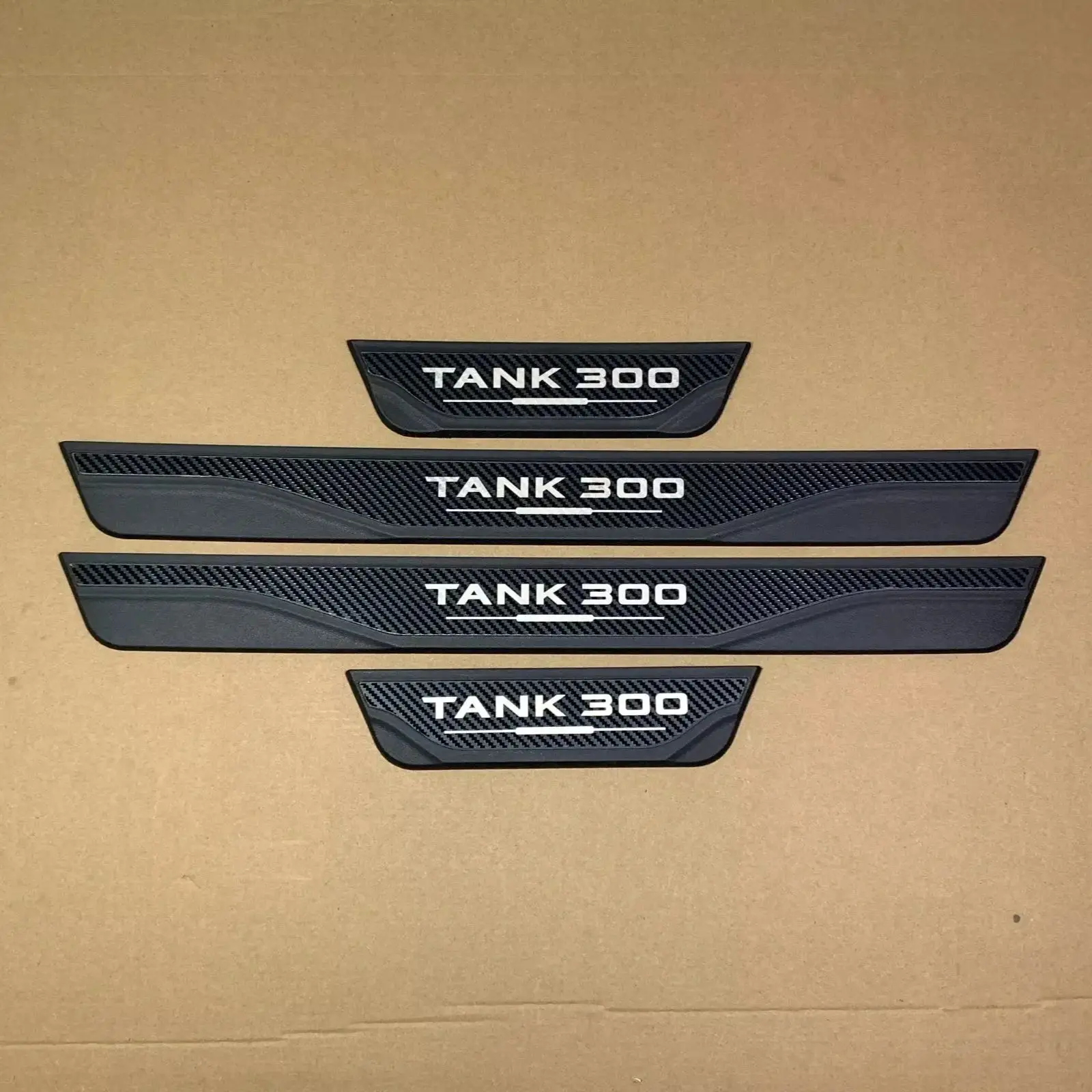 For GWM Tank 300 TANK300 2021-2024 2025 Door Sill Shell Kick Scuff Plate Protector Guard Pedal Car Styling 3D Auto Part Supplies