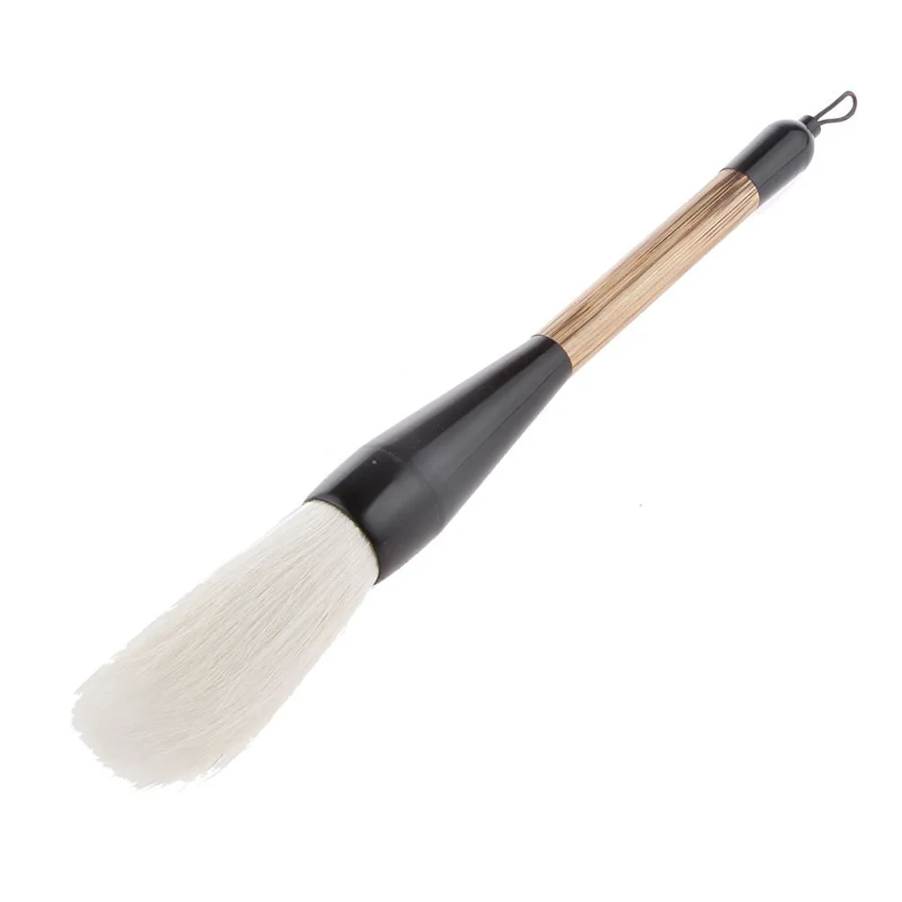 

Giant Chinese Calligraphy Brush Large Wood Shaft For Regular Script Sumi Drawing Wolf Goat Hair Writing Brush