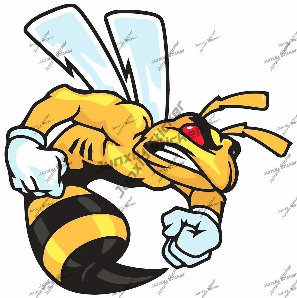 

Angry Super Bee LOGO Vinyl Sticker Decal Tumbler Water Bottle Laptop Sticker for Car Funny Vinyl Decoration Car Accessories
