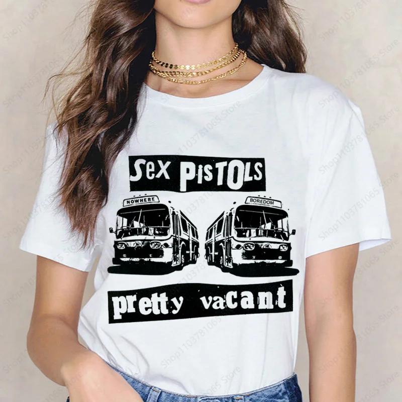 المرأة مسدسات الجنس طباعة تي شيرت ، ملابس قصيرة الأكمام ، عارضة 90s الأزياء الكرتون الملابس ، الفتيات أعلى