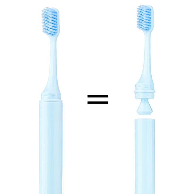 3Pcs Small Dental Brush Adult Soft Toothbrush Candy Colors Cleaning Tooth Travel Toothbrush Foldable Portable