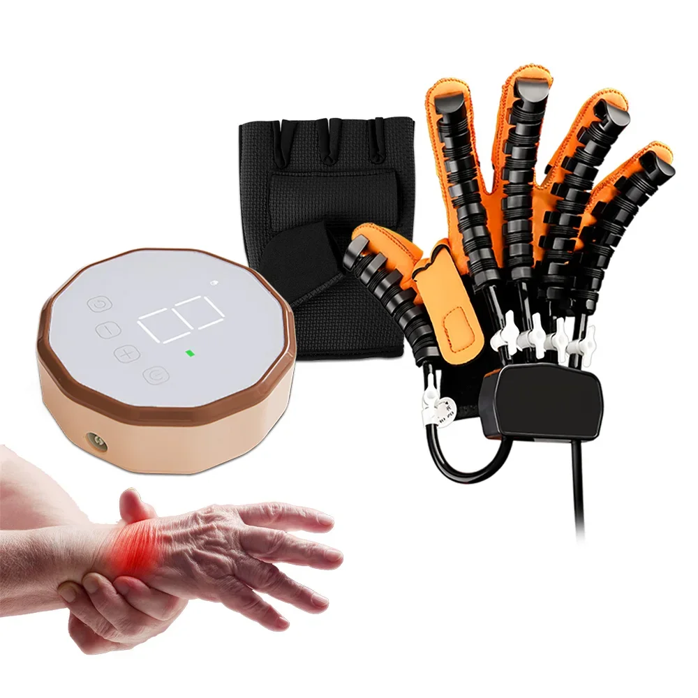 

Multifunctional Electric Hand Rehabilitation Robot Gloves Hand Stroke Hemiplegia Finger Rehabilitation Training Gloves exerciser